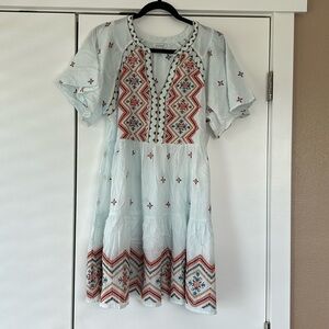 Sundance embroidered dress
